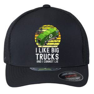 Funny Recycling Garbage Trash Truck 5T 4T 3T 2T Flexfit Unipanel Trucker Cap