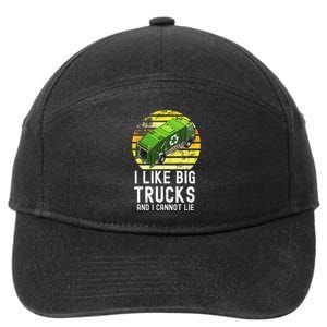 Funny Recycling Garbage Trash Truck 5T 4T 3T 2T 7-Panel Snapback Hat