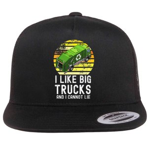 Funny Recycling Garbage Trash Truck 5T 4T 3T 2T Flat Bill Trucker Hat