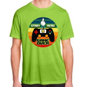 Funny Retro Game Over Gamer Adult ChromaSoft Performance T-Shirt