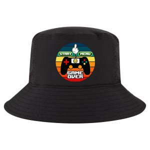 Funny Retro Game Over Gamer Cool Comfort Performance Bucket Hat