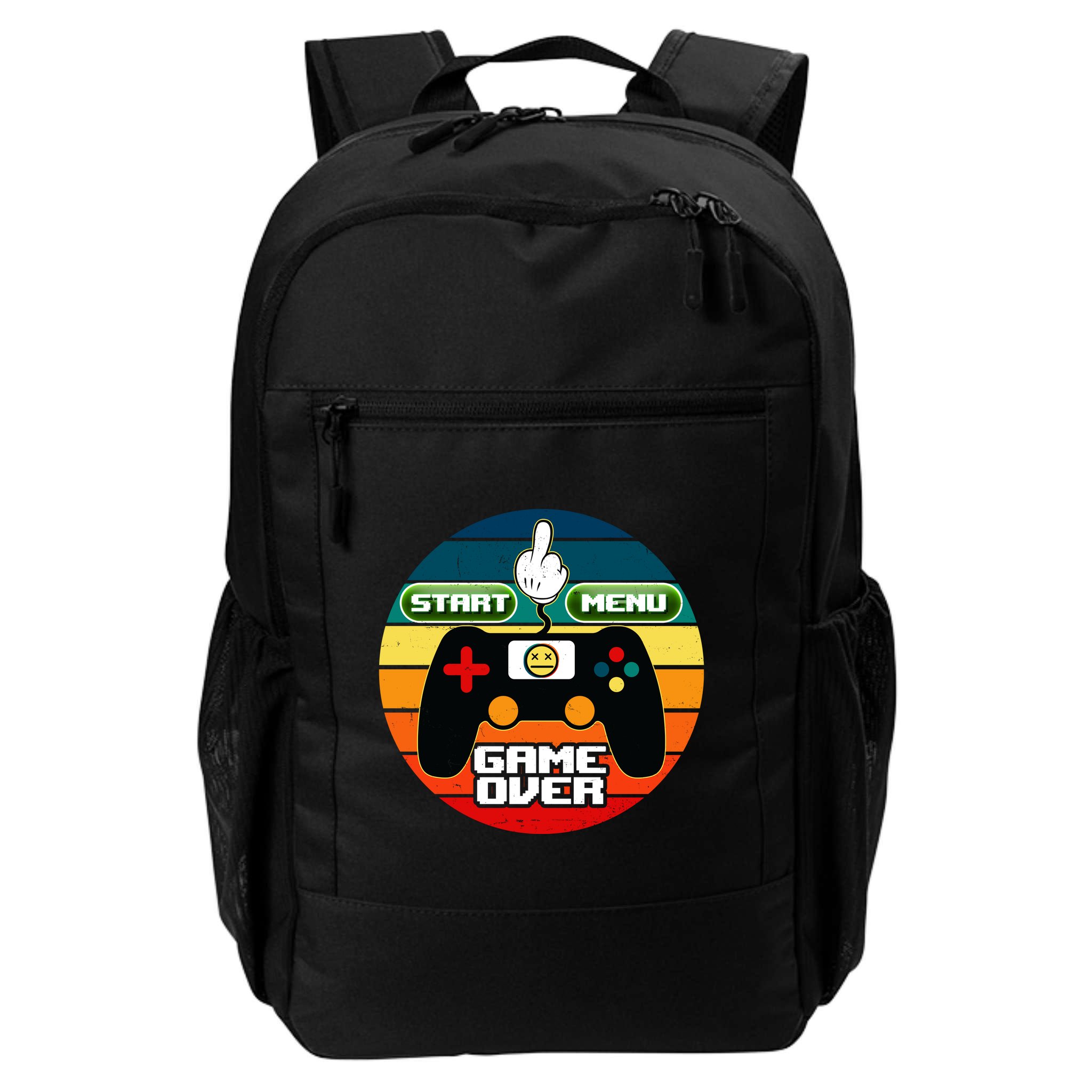 Funny Retro Game Over Gamer Backpack
