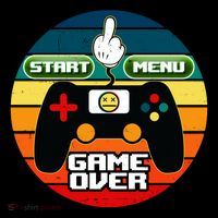 Funny Retro Game Over Gamer 16 in Basic Backpack