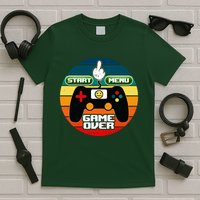Funny Retro Game Over Gamer T-Shirt