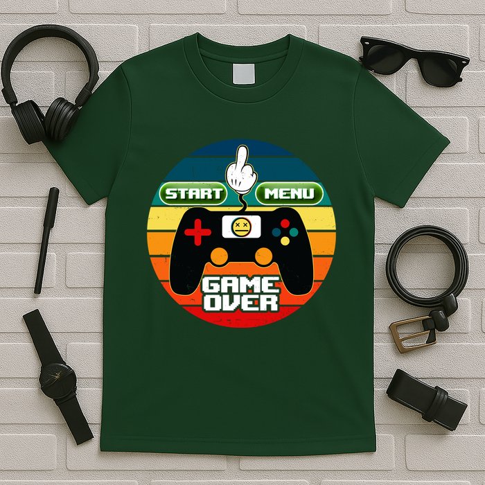Funny Retro Game Over Gamer T-Shirt