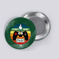 Funny Retro Game Over Gamer Button