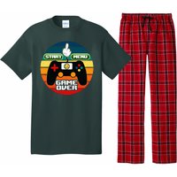 Funny Retro Game Over Gamer Pajama Set