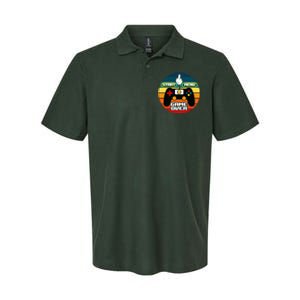 Funny Retro Game Over Gamer Softstyle Adult Sport Polo