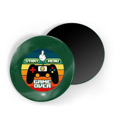 Funny Retro Game Over Gamer Magnet