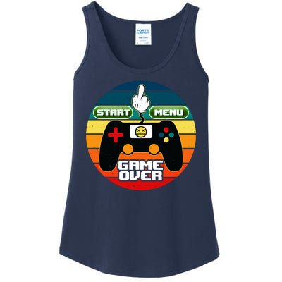 Funny Retro Game Over Gamer Ladies Essential Tank