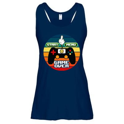 Funny Retro Game Over Gamer Ladies Essential Flowy Tank