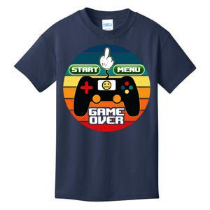 Funny Retro Game Over Gamer Kids T-Shirt