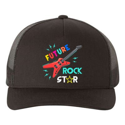 Future Rockstar Guitar Music Yupoong Adult 5-Panel Trucker Hat