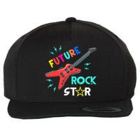 Future Rockstar Guitar Music Wool Snapback Cap