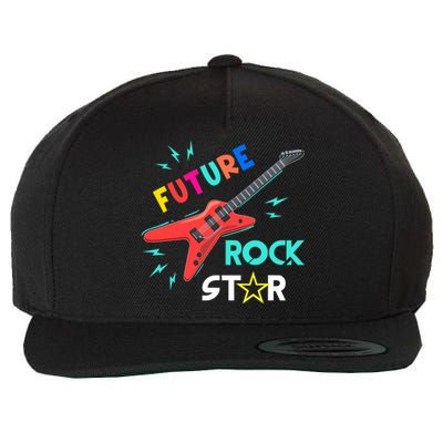 Future Rockstar Guitar Music Wool Snapback Cap