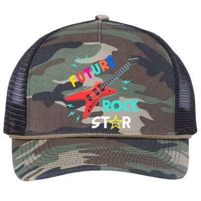 Future Rockstar Guitar Music Retro Rope Trucker Hat Cap