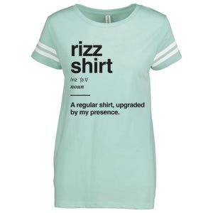 Funny Rizz Gen Z Gen Alpha Slang Charisma Meme Rizz Enza Ladies Jersey Football T-Shirt