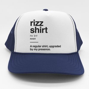 Funny Rizz Gen Z Gen Alpha Slang Charisma Meme Rizz Trucker Hat