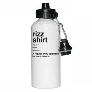 Funny Rizz Gen Z Gen Alpha Slang Charisma Meme Rizz Aluminum Water Bottle