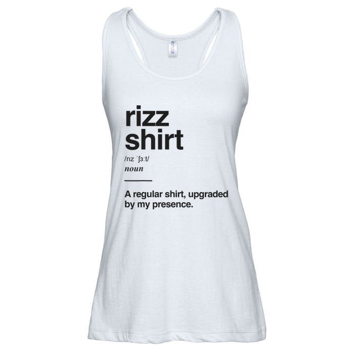 Funny Rizz Gen Z Gen Alpha Slang Charisma Meme Rizz Ladies Essential Flowy Tank