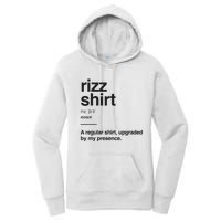 Funny Rizz Gen Z Gen Alpha Slang Charisma Meme Rizz Women's Pullover Hoodie