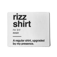 Funny Rizz Gen Z Gen Alpha Slang Charisma Meme Rizz Mousepad