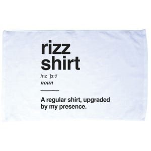 Funny Rizz Gen Z Gen Alpha Slang Charisma Meme Rizz Microfiber Hand Towel