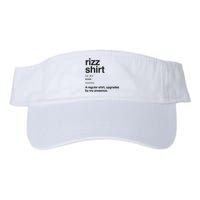 Funny Rizz Gen Z Gen Alpha Slang Charisma Meme Rizz Valucap Bio-Washed Visor