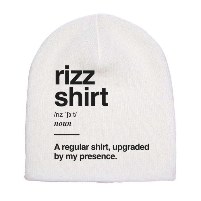 Funny Rizz Gen Z Gen Alpha Slang Charisma Meme Rizz Short Acrylic Beanie