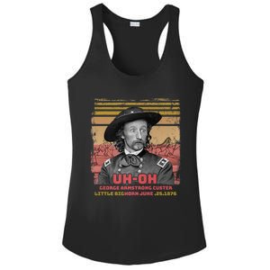 Funny Reaction George Armstrong Custer Little Bighorn Ladies PosiCharge Competitor Racerback Tank