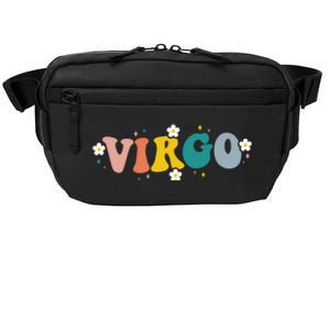 Floral Retro Groovy Virgo Astrology Zodiac Sign Gift Crossbody Pack