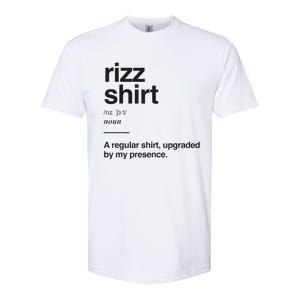 Funny Rizz Gen Z Gen Alpha Slang Charisma Meme Rizz Gift Softstyle CVC T-Shirt