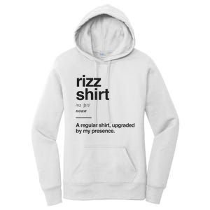 Funny Rizz Gen Z Gen Alpha Slang Charisma Meme Rizz Gift Women's Pullover Hoodie