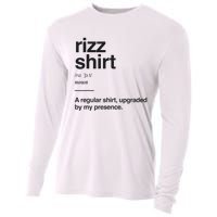 Funny Rizz Gen Z Gen Alpha Slang Charisma Meme Rizz Gift Cooling Performance Long Sleeve Crew