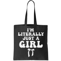 Funny Retro Groovy IM Literally Just A Girl Bag
