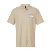 Funny Retro Groovy IM Literally Just A Girl Softstyle Adult Sport Polo