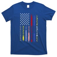 First Responders Hero Flag Nurse Ems Police Fire Military Cool Gift T-Shirt