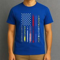 First Responders Hero Flag Nurse Ems Police Fire Military Cool Gift T-Shirt