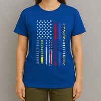 First Responders Hero Flag Nurse Ems Police Fire Military Cool Gift T-Shirt