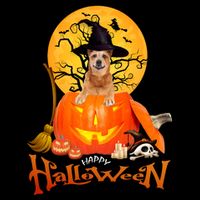 Funny Red Heeler Spooky Halloween Backpack