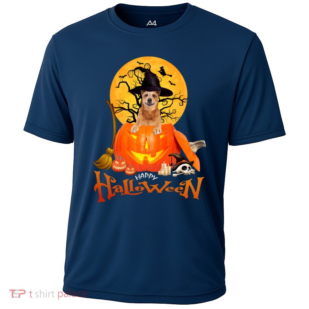 Funny Red Heeler Spooky Halloween Performance Shirt