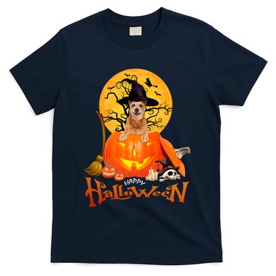 Funny Red Heeler Spooky Halloween T-Shirt