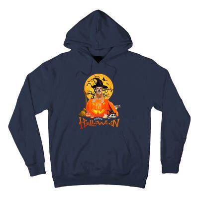 Funny Red Heeler Spooky Halloween Tall Hoodie