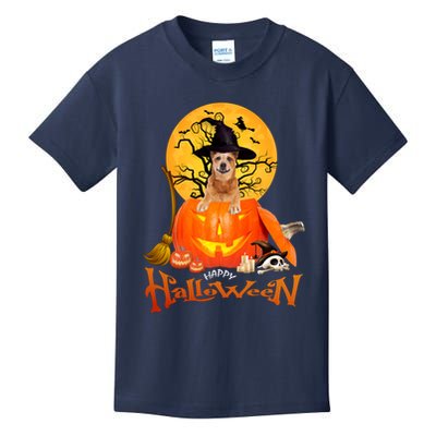 Funny Red Heeler Spooky Halloween Kids T-Shirt