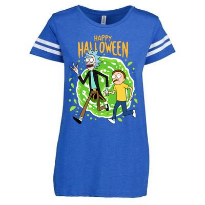 Funny Rick Halloween Enza Ladies Jersey Football T-Shirt