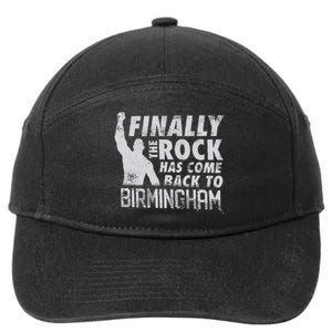 Finally Rock Has Come Back To Birmingham 7-Panel Snapback Hat