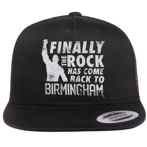 Finally Rock Has Come Back To Birmingham Flat Bill Trucker Hat