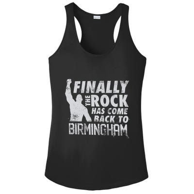 Finally Rock Has Come Back To Birmingham Ladies PosiCharge Competitor Racerback Tank