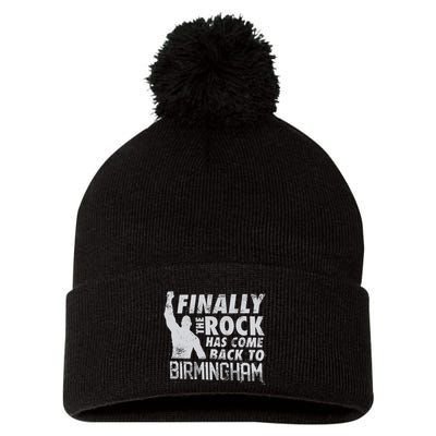Finally Rock Has Come Back To Birmingham Pom Pom 12in Knit Beanie