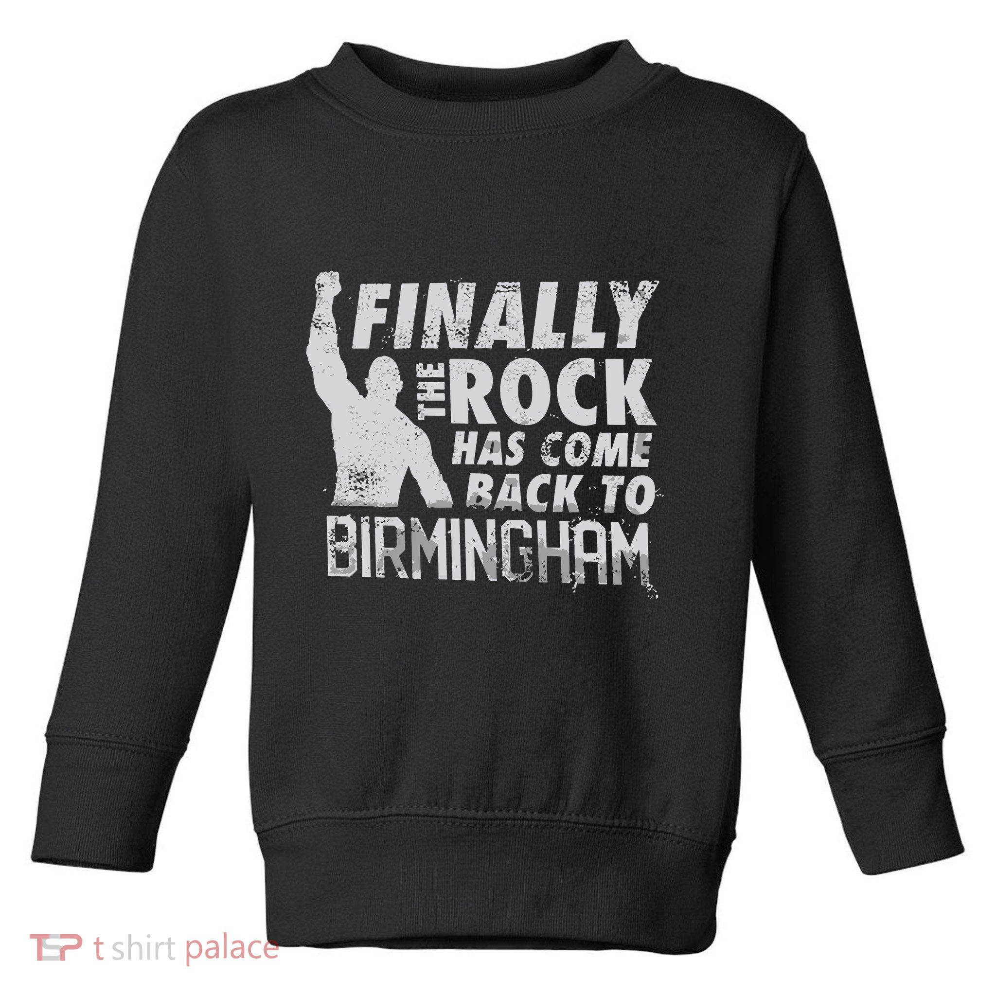 Finally Rock Has Come Back To Birmingham Toddler Sweatshirt